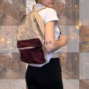 Urban Outfitters Color block Backpack (pastel and neutrals)